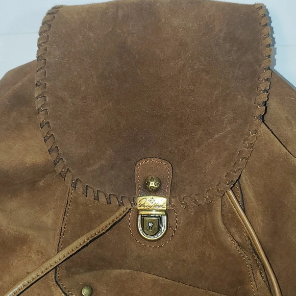 Patricia Nash Casape Backpack Burnished Suede Cognac DISCONTINUED main image 7